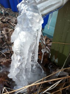 frozen waterfall